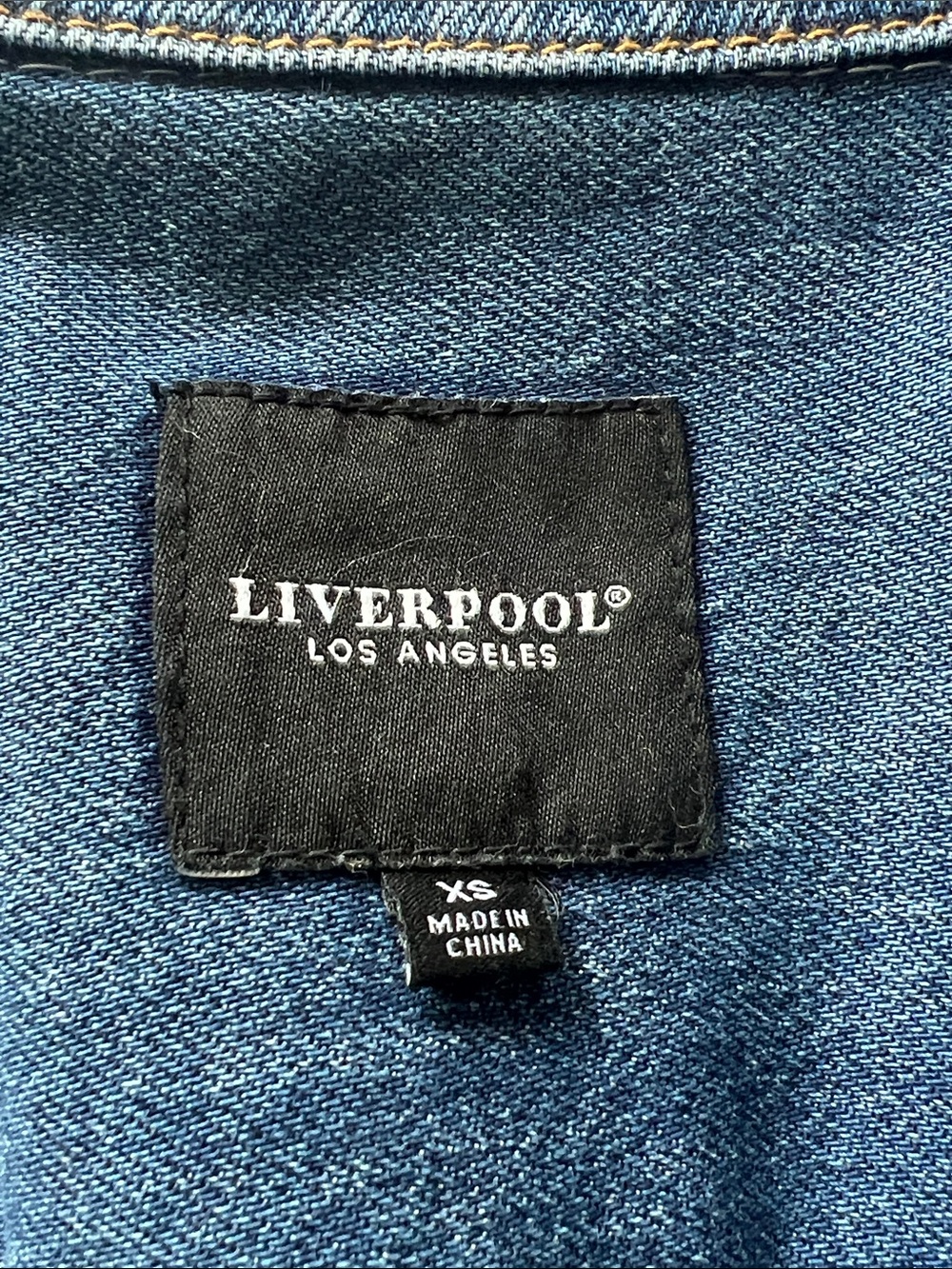 Liverpool Los Angeles Distressed Jean Jacket - Picture 8 of 11